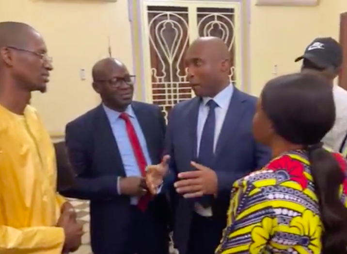 Le Capitaine Seydina Omar Touré à la conférence de presse de Barthélémy DIAS