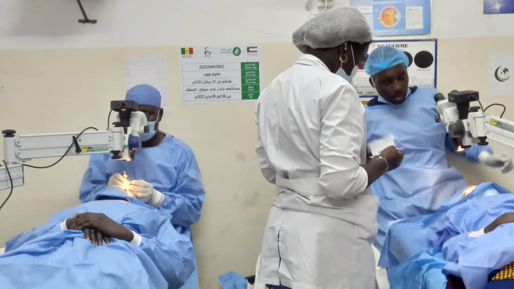 Saint Louis : 200 personnes atteintes par la maladie de la cataracte opérées grâce à l'ONG "Direct Aïd Society"