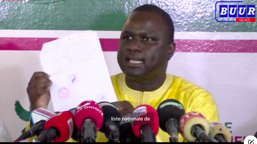 Explosive : La CENA atteste que la liste de Benno Book Yaakaar n'a pas respecté la parité (YAW)