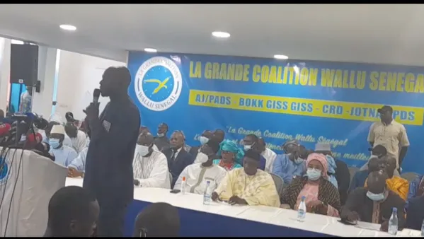 Les jeunes de "Aar Sénégal, Book Gis Gis et Wallu" pour le boycott de la manifestation de Yewwi