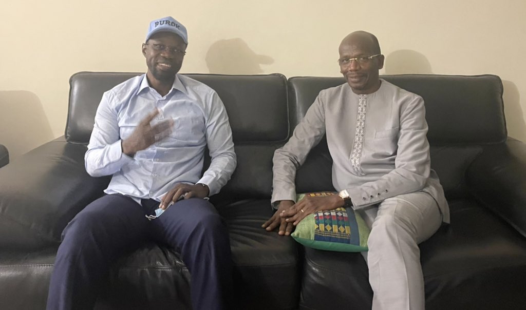 Lansana Gagny Sakho de l'APR rencontre Ousmane Sonko