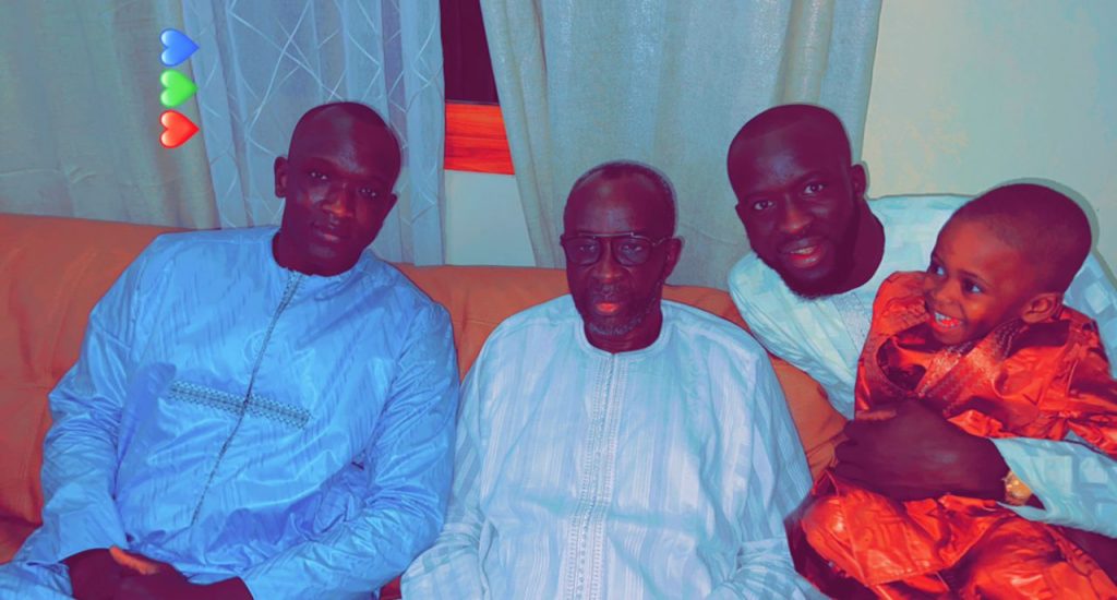 Moustapha Cissé Lo affiche la forme avec ses enfants