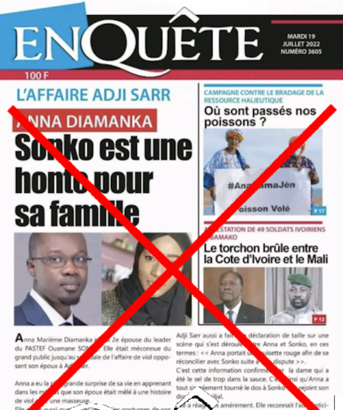 Le journal "Enquête" va porter plainte