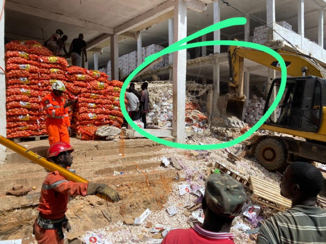 Marché Gueule-Tapée : Une dalle s'effondre, deux personnes tuées