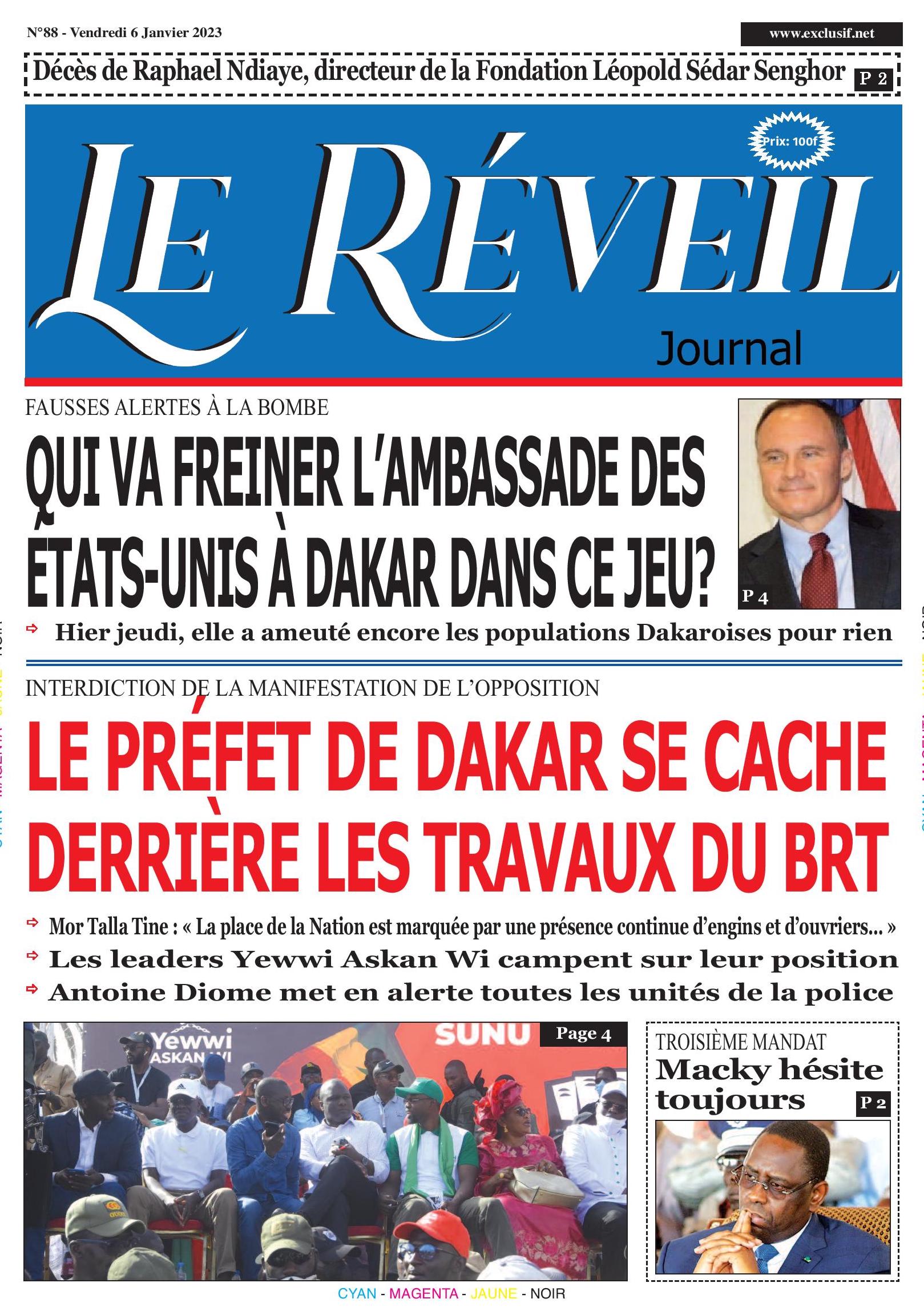 Le Réveil Quotidien du Vendredi 06 Janvier 2023