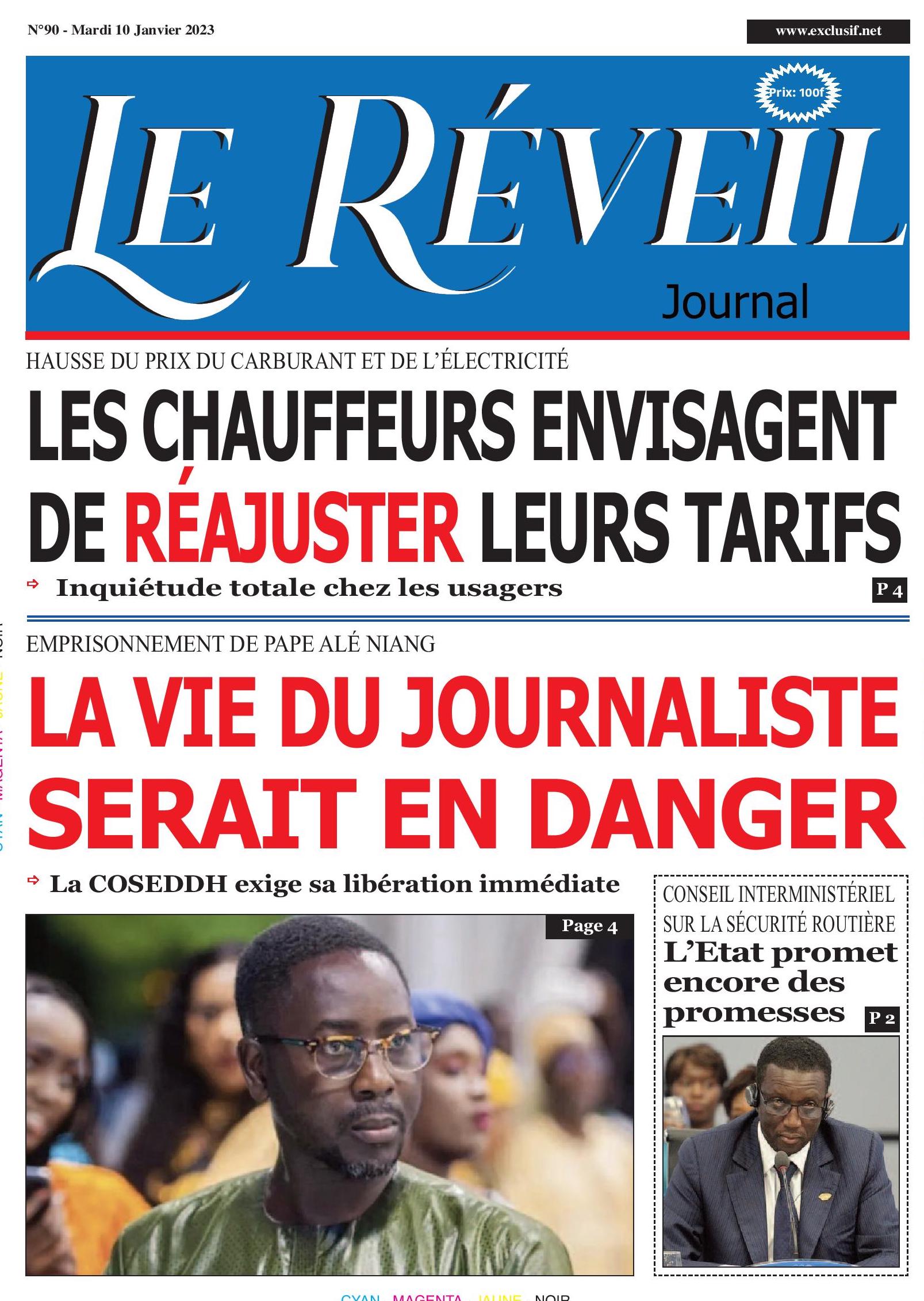 Le Réveil Quotidien du Mardi 10 Janvier 2023