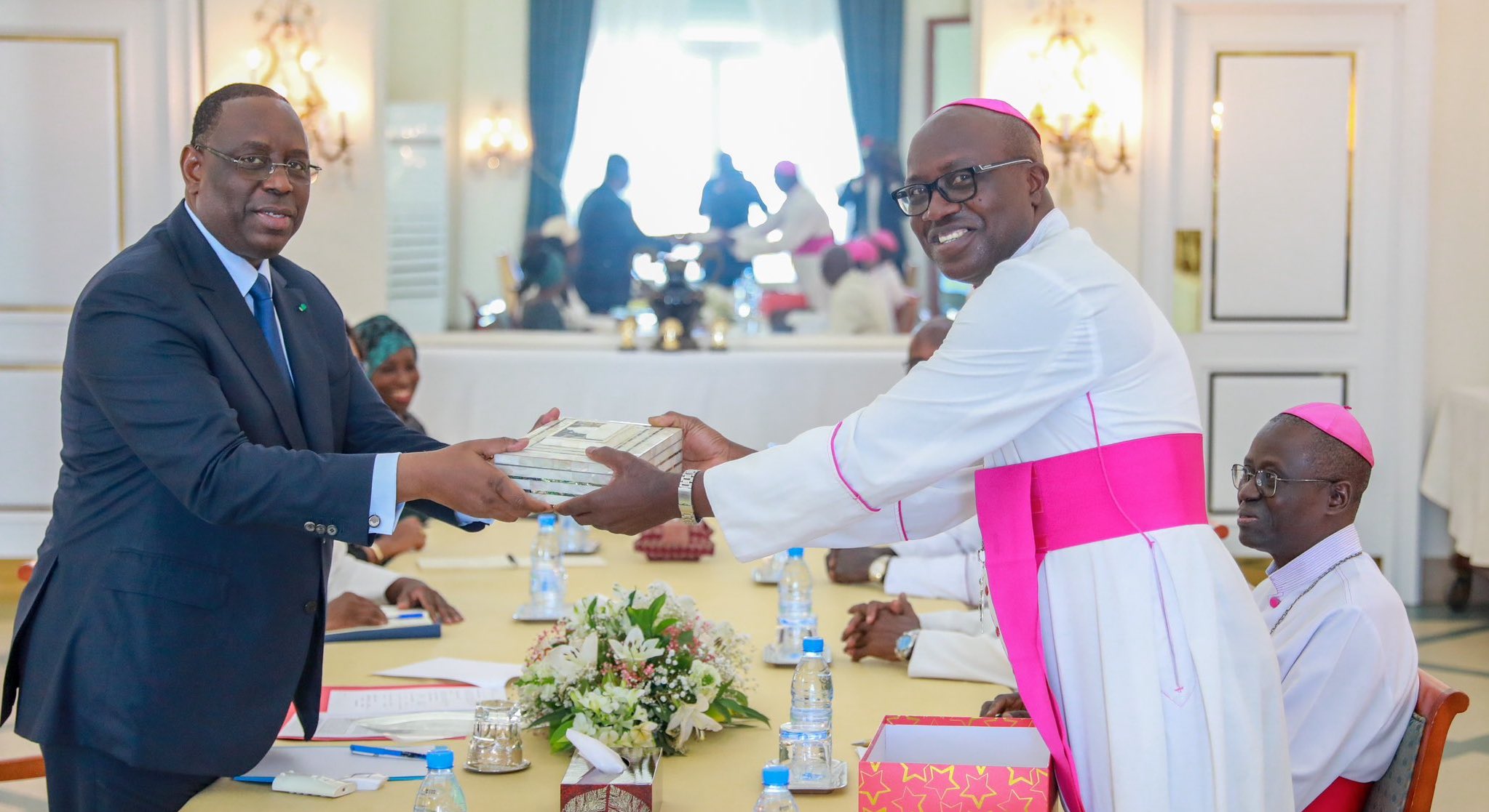 Les évêques reçus à la Présidence de la République 