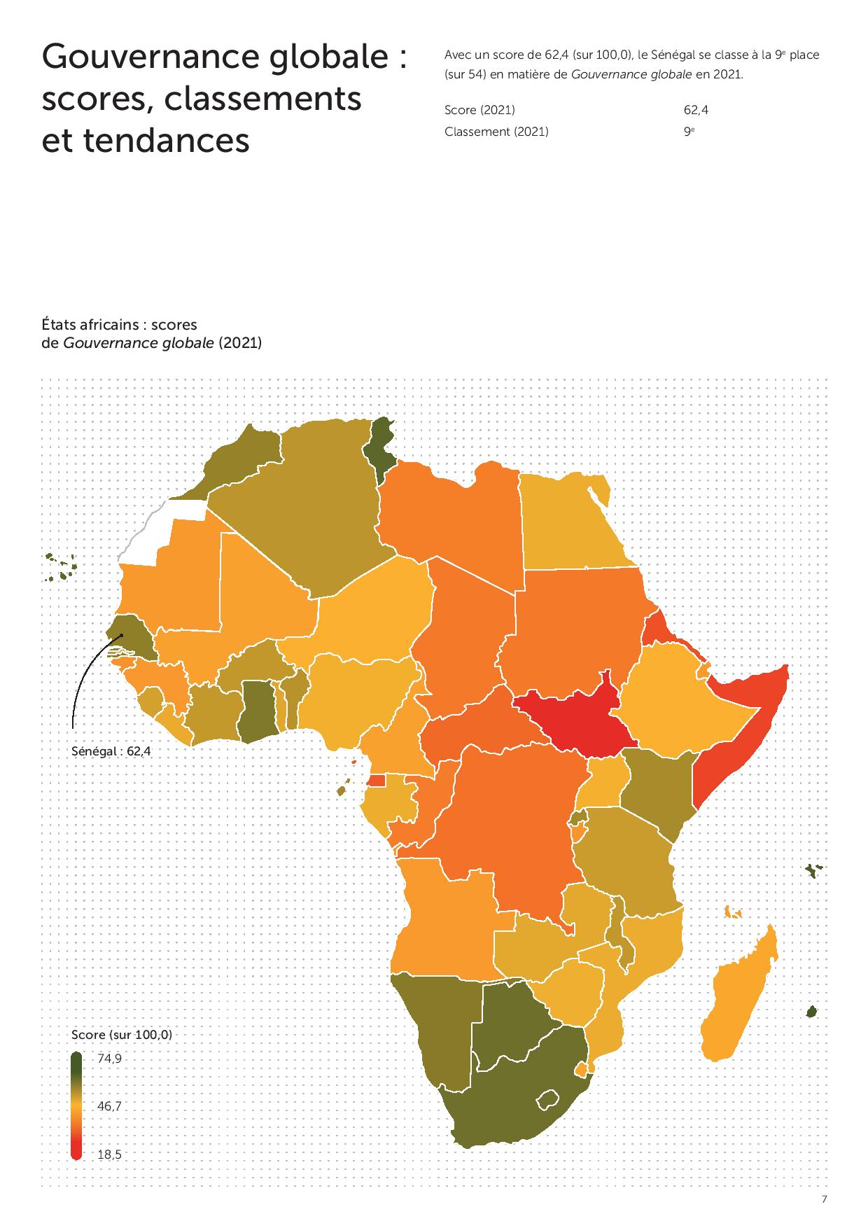"Le score de Gouvernance globale du Sénégal s’est amélioré ces dix dernières années (2012-2021)", selon la fondation Mo Ibrahim