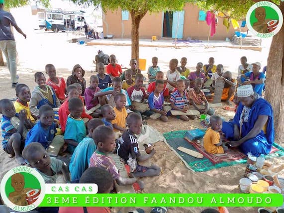 Fouta : Le mouvement "FANDU ALMOUDOU" offre 13 tonnes de riz, 2 tonnes 500 sucres... à la population
