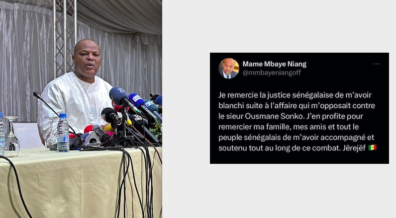 ​Procès Prodac : Niang supprime son tweet où il se réjouissait de la décision rendue par le juge 