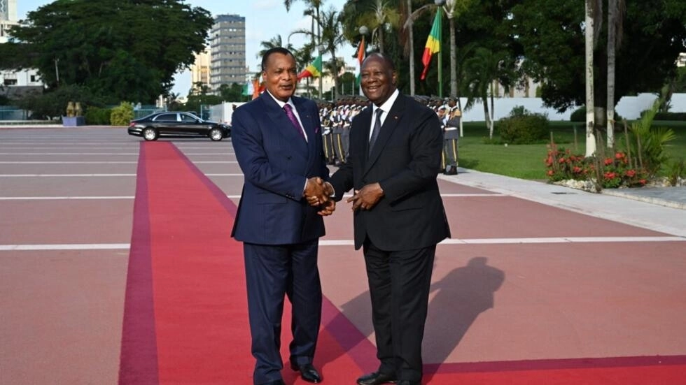 Le président congolais Denis Sassou-Nguesso en visite d'État en Côte d’Ivoire