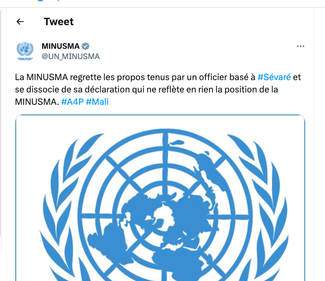 Un officier Sénégalais dérape : "Nous n’allons pas accepter d’être malmenés.  Nous n’avons rien contre nos frères maliens mais"