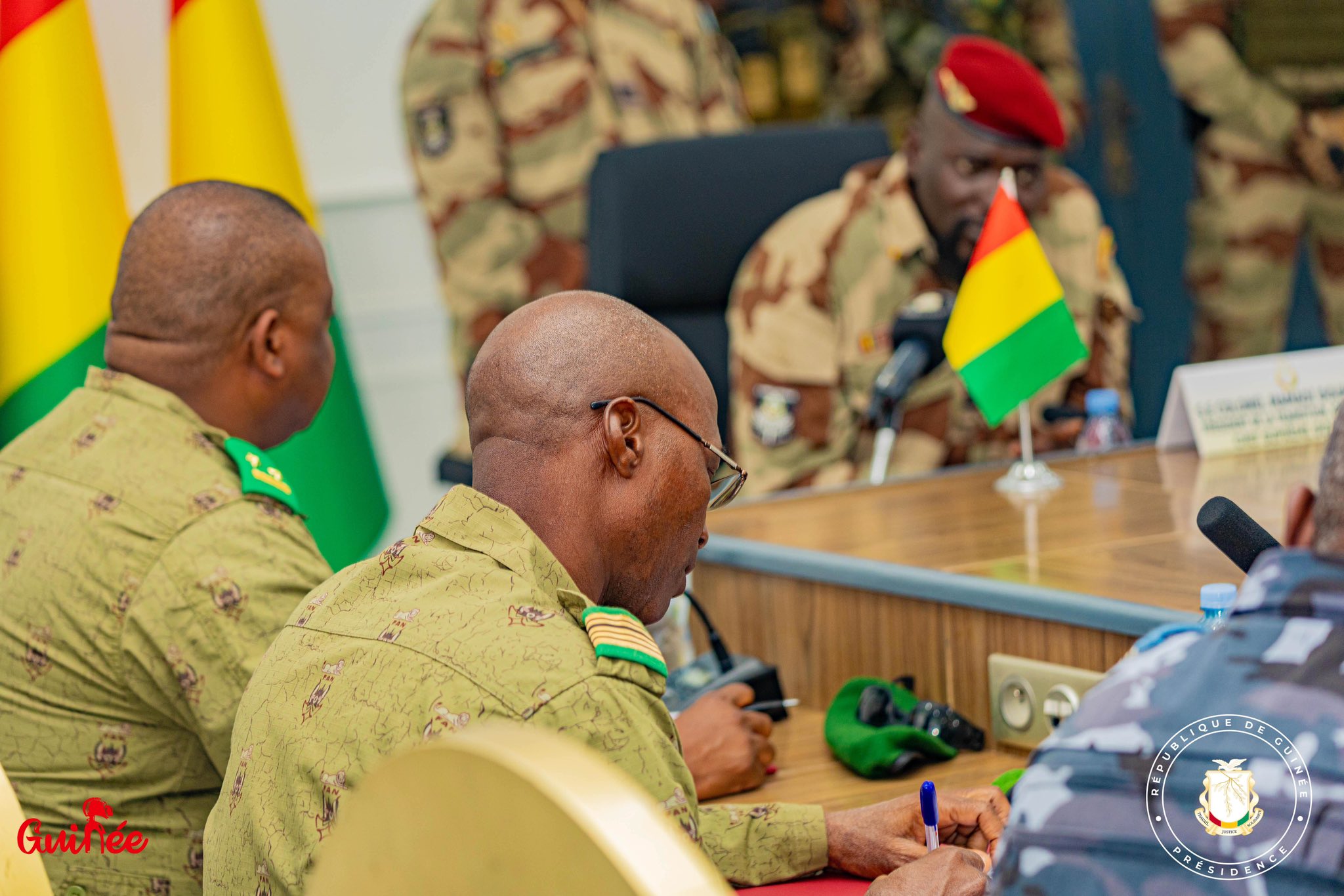 Conakry : Ce que le Colonel Doumbouya a dit à la délégation de l'armée Nigérienne