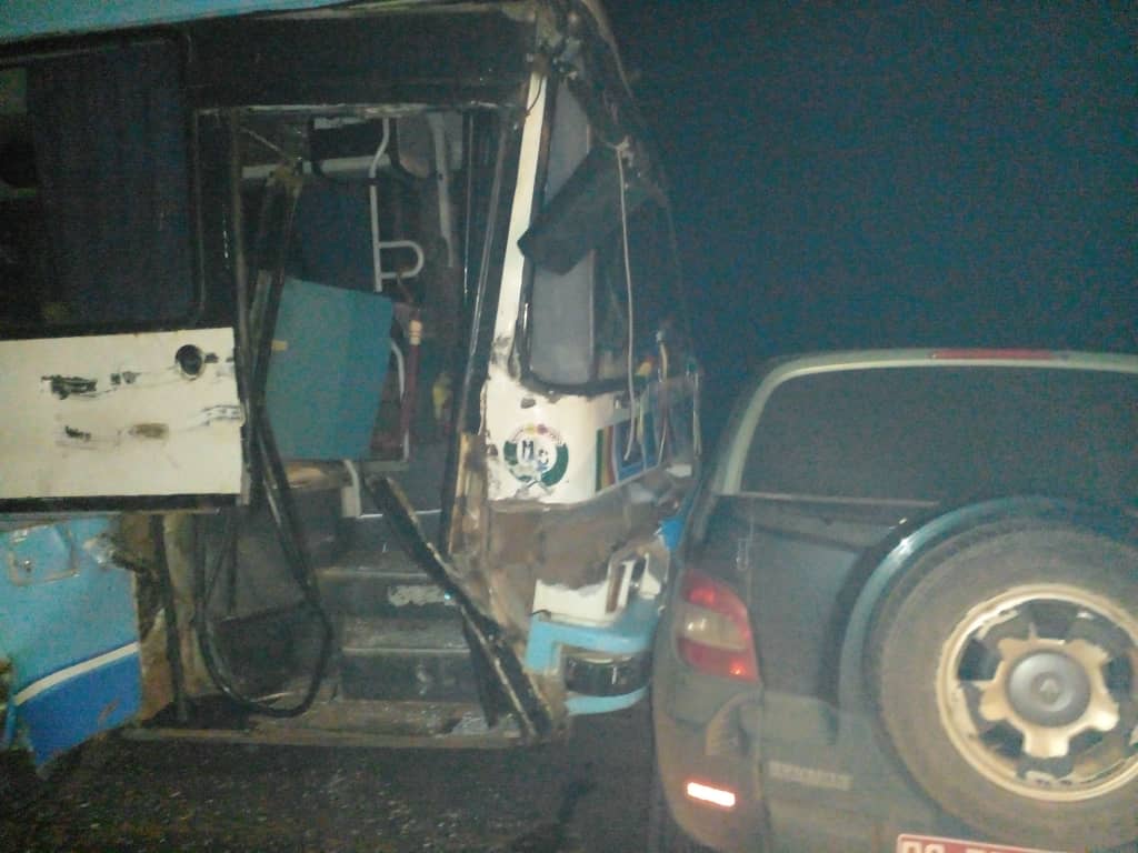 Axe Fatick-Diouroup : collision entre un 4/4 et un bus