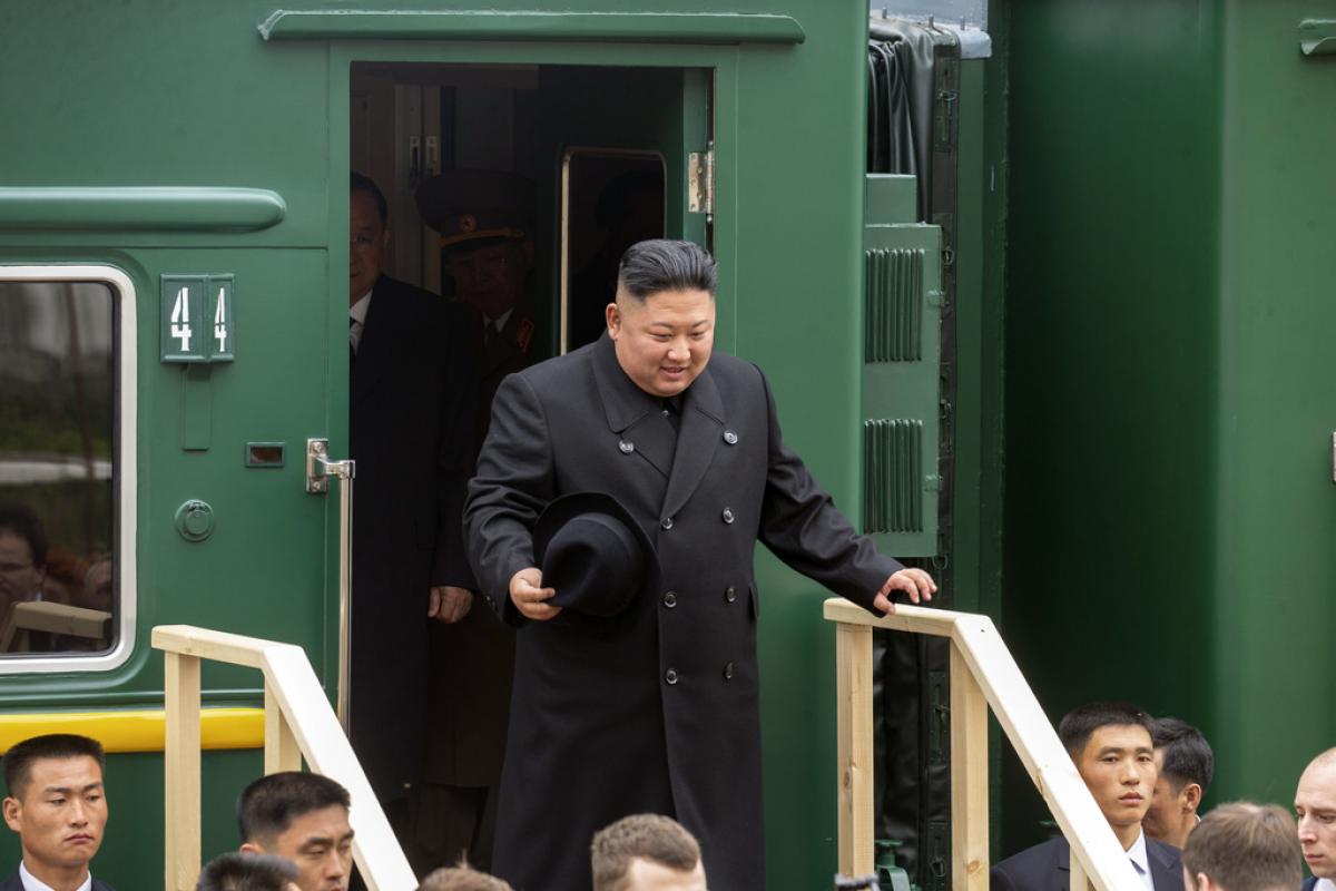 Kim Jong-un a quitté la Russie à bord de son train blindé