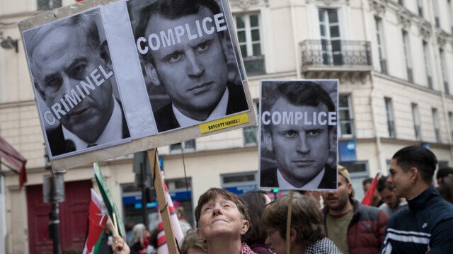 Guerre à Gaza : Des centaines de manifestants dénoncent à Paris la "complicité" de Macron