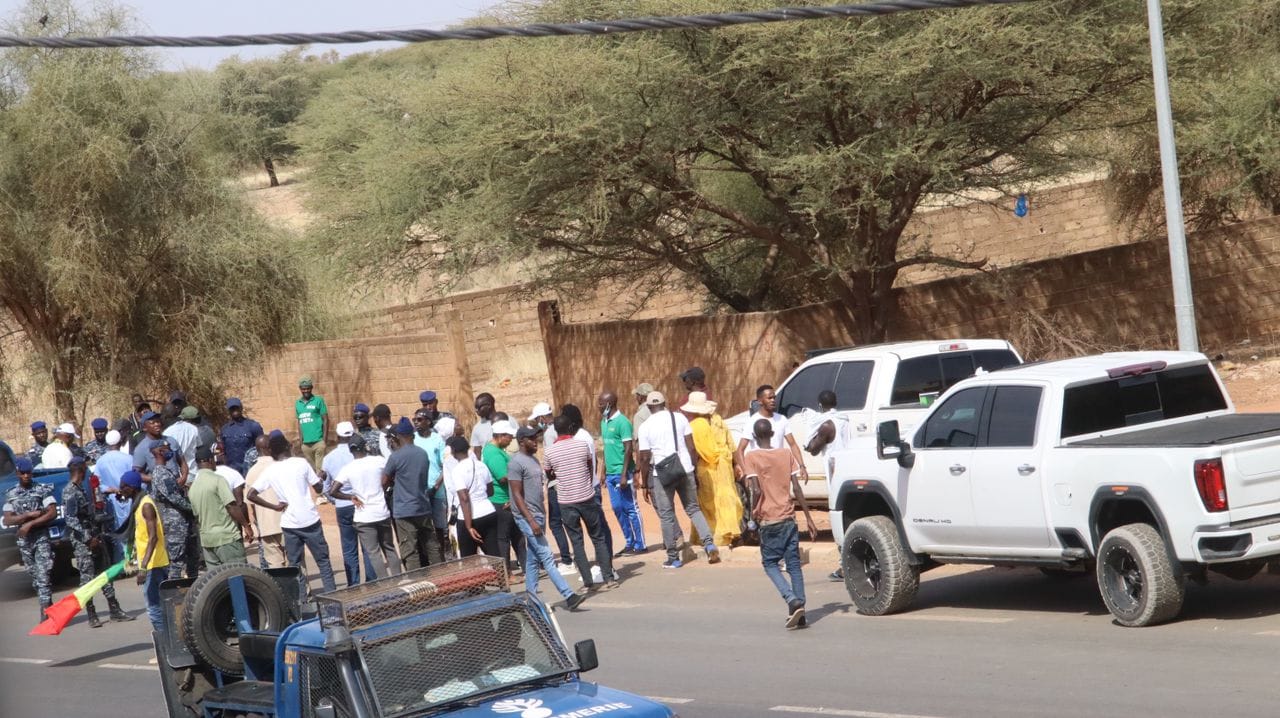 Fouta : la gendarmerie bloque le cortège de Khalifa Sall 