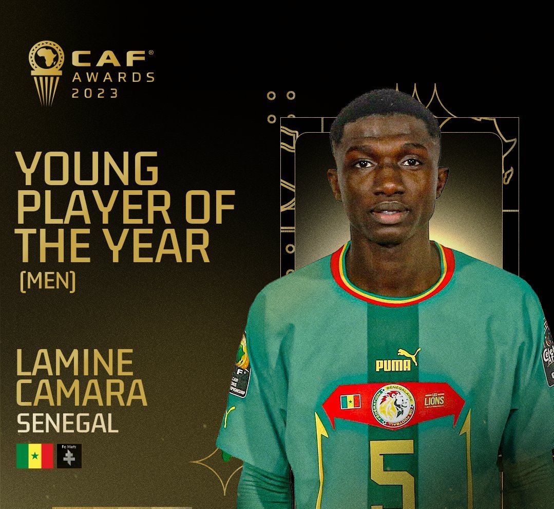CAF Awards 2023 : Lamine Camara remporte le trophée du Meilleur