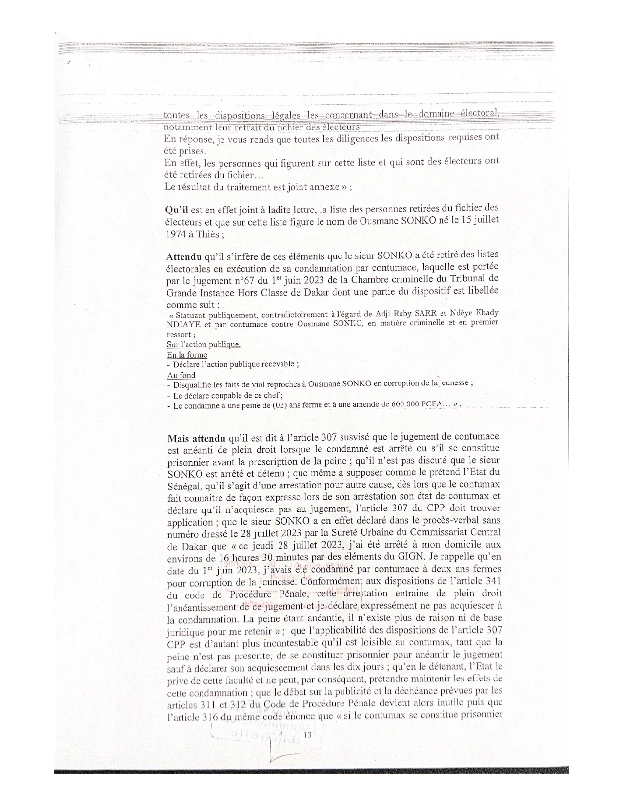 Affaire Sonko : "Contrairement au juge de Ziguinchor...celui de Dakar va plus loin sur le fond" (Par Seydina Oumar Touré