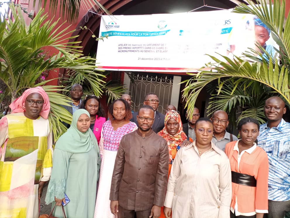 Sénégal : le COSAM et ses partenaires font un plaidoyer en faveur d'une exonération des prémix importés.
