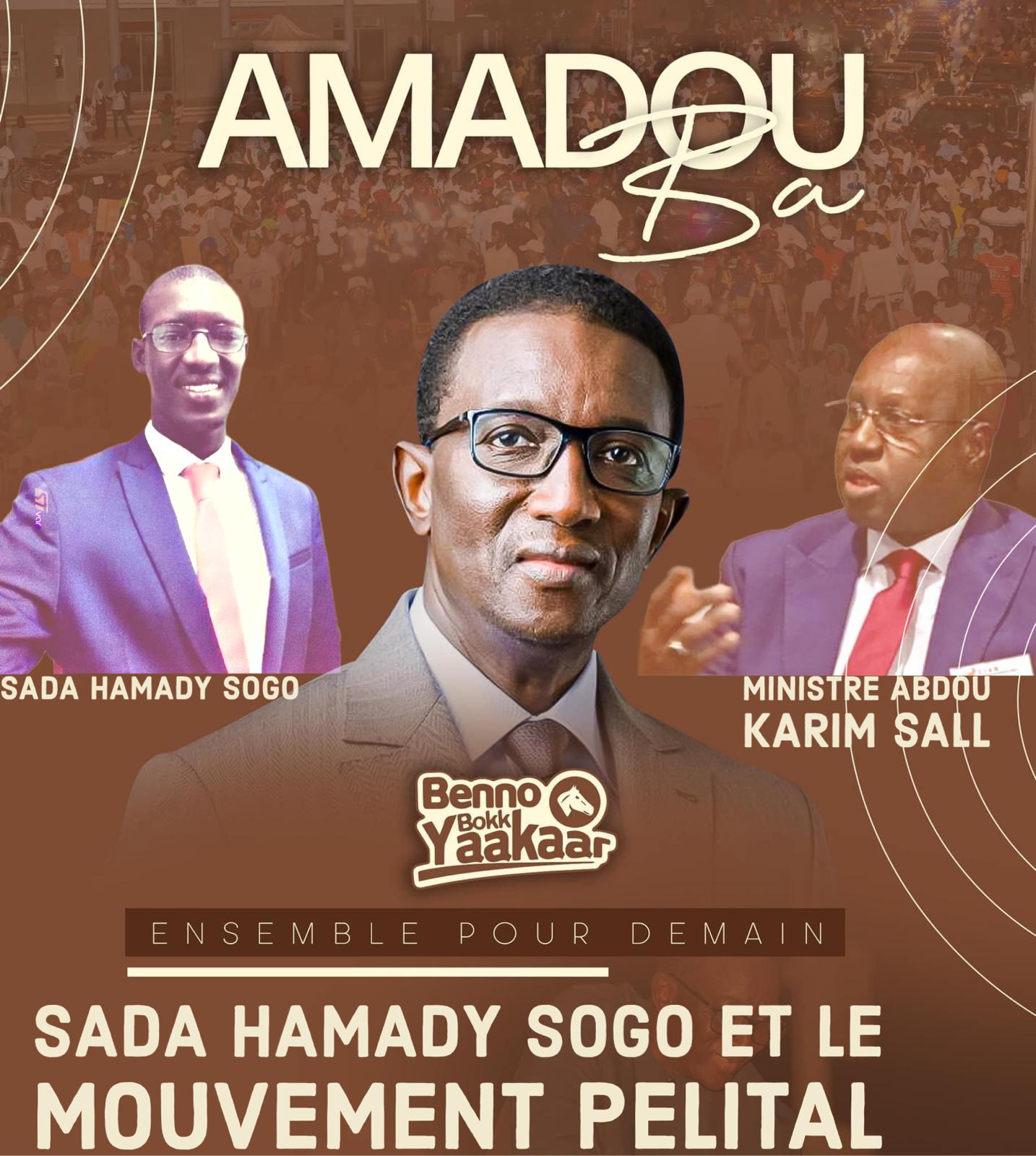 Kanel : Sada Hamady SOGO rejoint Benno et soutient le candidat Amadou BA derrière Abdou Karim Sall 