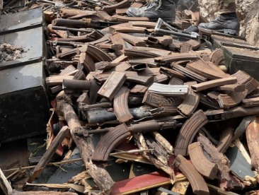 Casamance : Les armes de guerre d'ex combattants du MFDC détruites