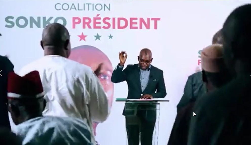 La cérémonie d'investiture du candidat Ousmane Sonko (vidéos)
