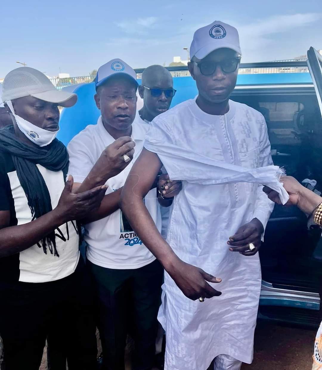 Le candidat Daouda Ndiaye "brutalisé" par la gendarmerie