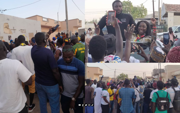 Kaolack :Après leur libération, Adji Ndao et Azoura Fall, accueillis en triomphe