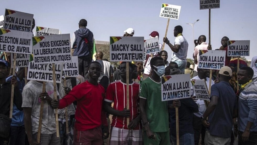 Grand Yoff : nouvelle manifestation de l'opposition pour réclamer une date d'élection avant le 2 avril