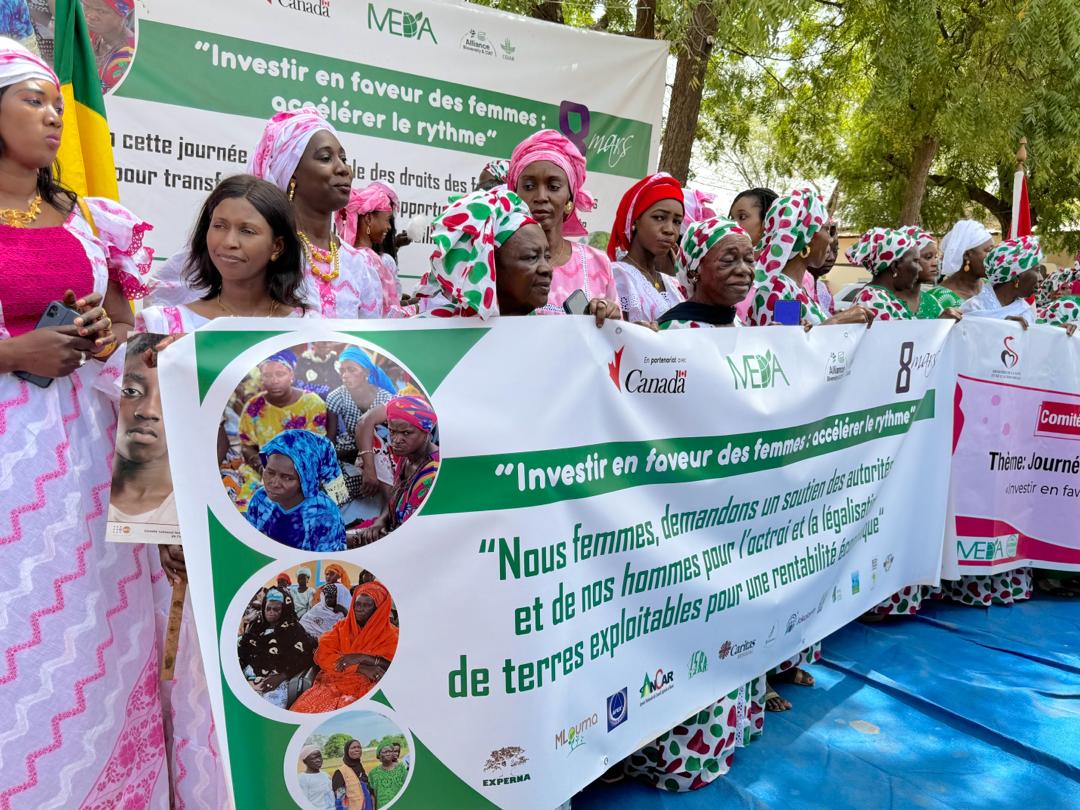 8 mars : Les femmes de Tambacounda marchent pour l’unité et la transformation de leurs défis en opportunités