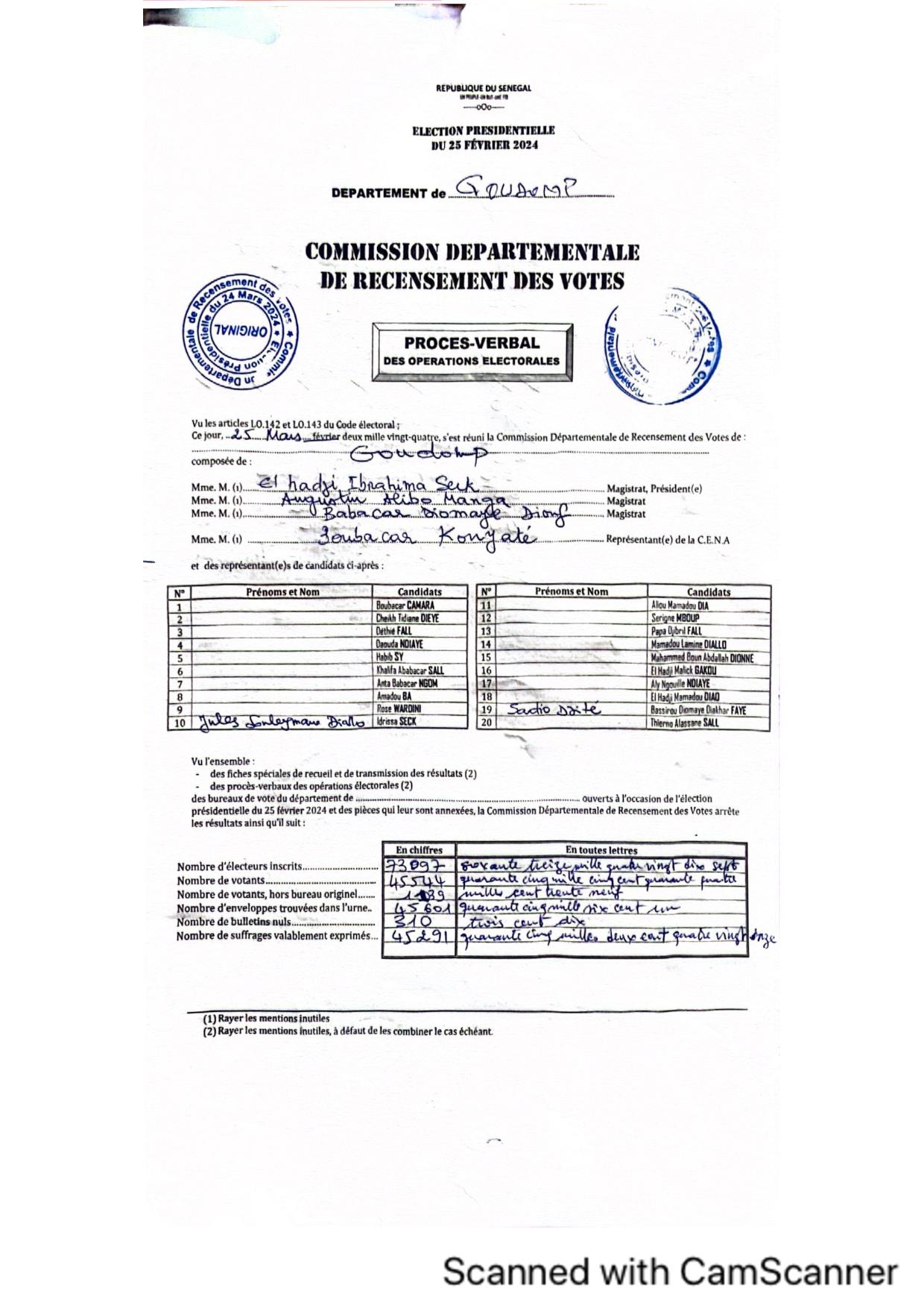 Goudomp : Olivier Boucal de la coalition "Diomaye" confirme leur victoire 