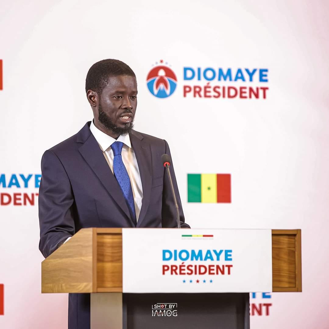 Diomaye : «Le peuple sénégalais a fait le choix de la rupture»