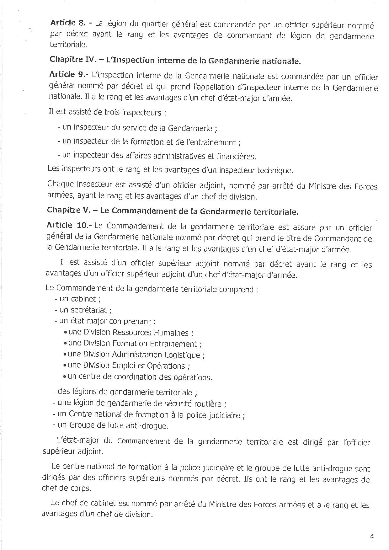 Nouveau décret : Macky Sall réorganise la gendarmerie en l’intégrant complètement dans l’armée