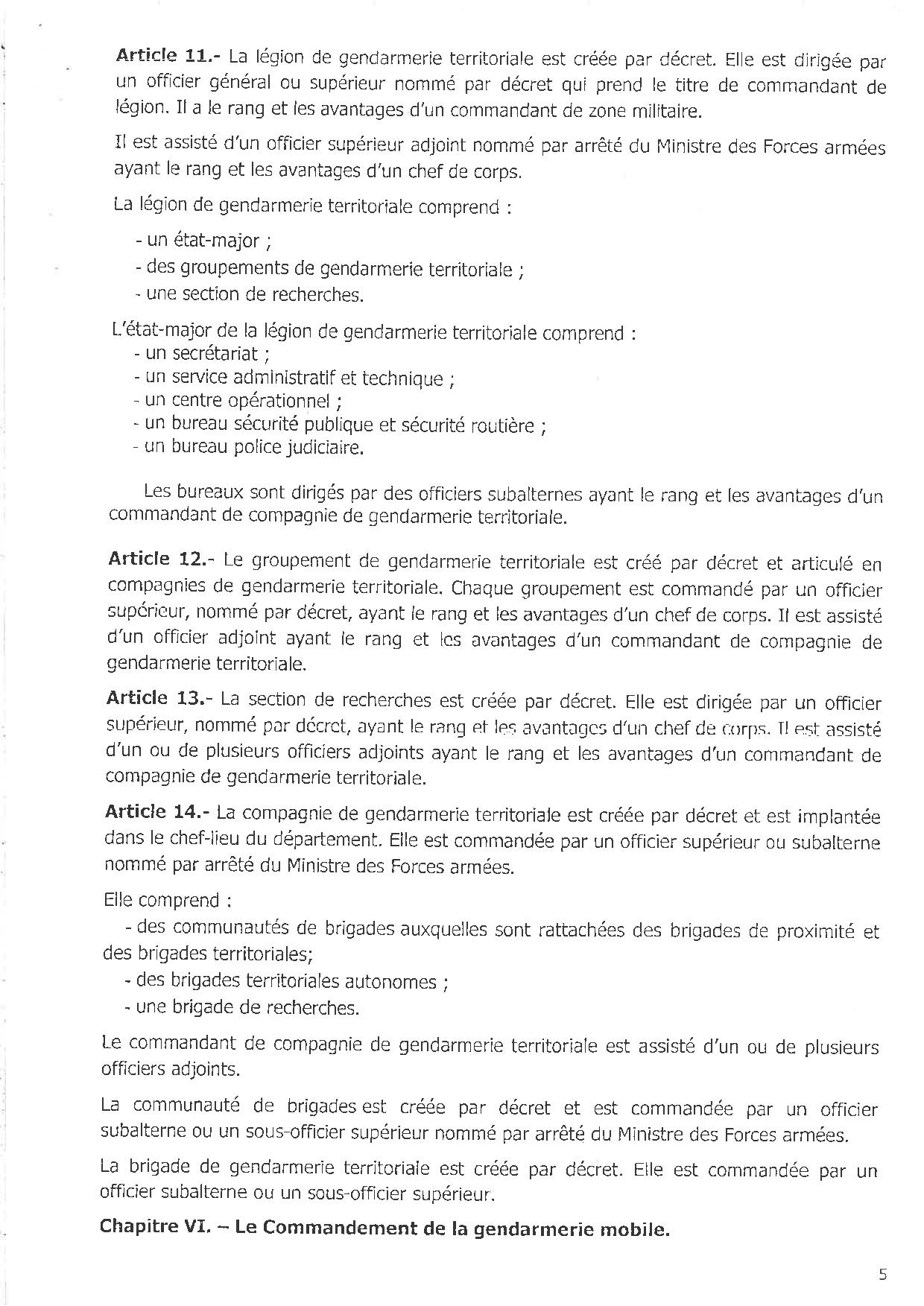 Nouveau décret : Macky Sall réorganise la gendarmerie en l’intégrant complètement dans l’armée