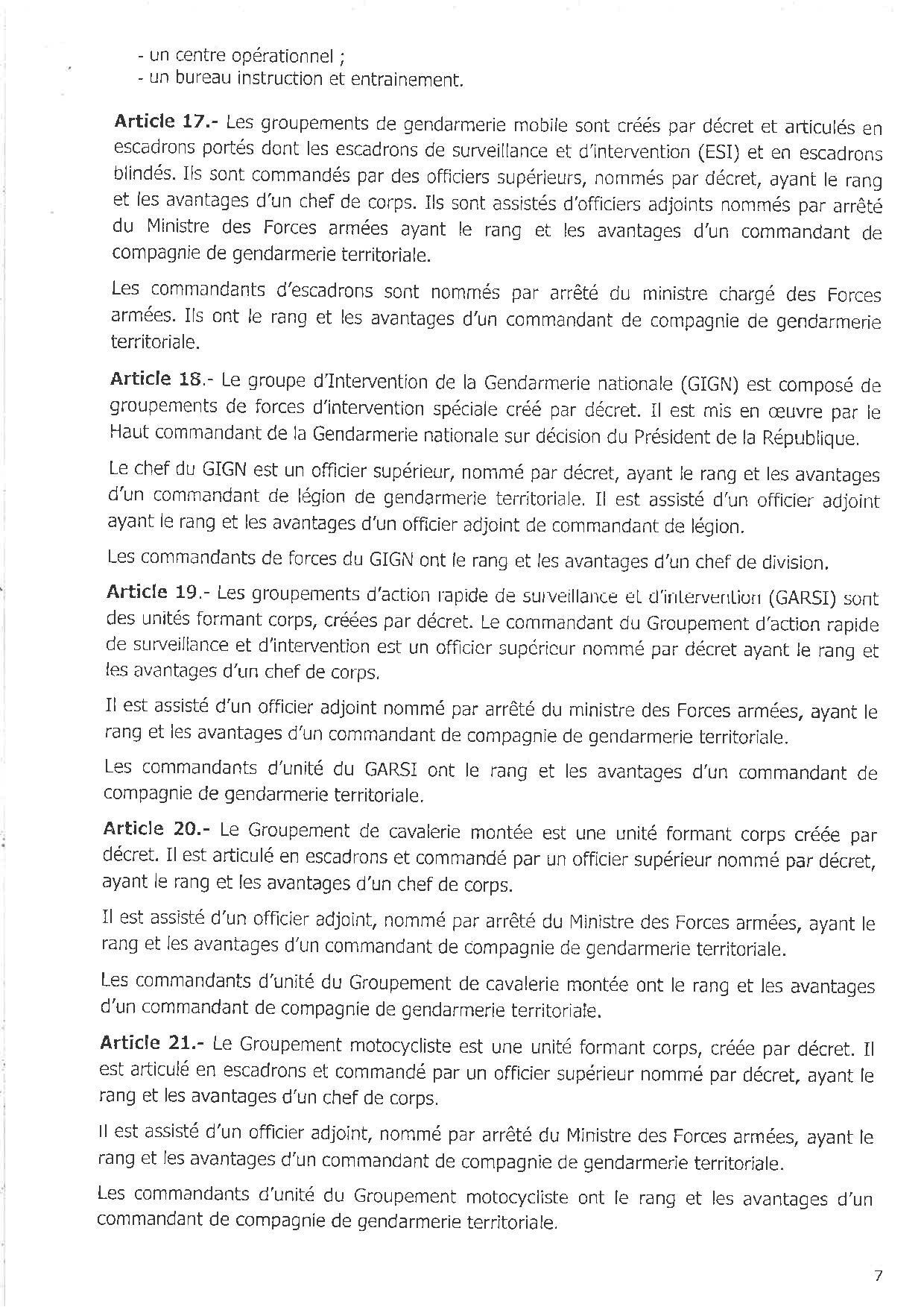 Nouveau décret : Macky Sall réorganise la gendarmerie en l’intégrant complètement dans l’armée