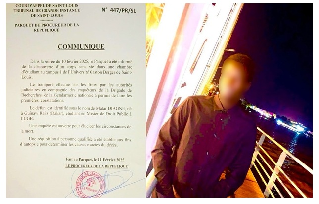 Drame à l’UGB : Le procureur ouvre une enquête sur la mort d’un étudiant