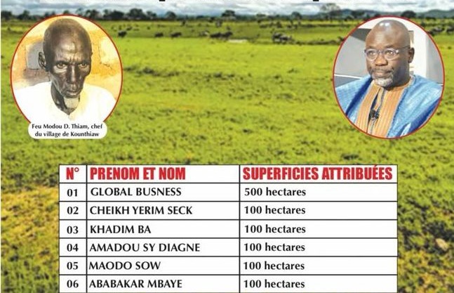 Kounthiaw : 1000 ha de terres redistribués à des opérateurs économiques proches de Macky Sall