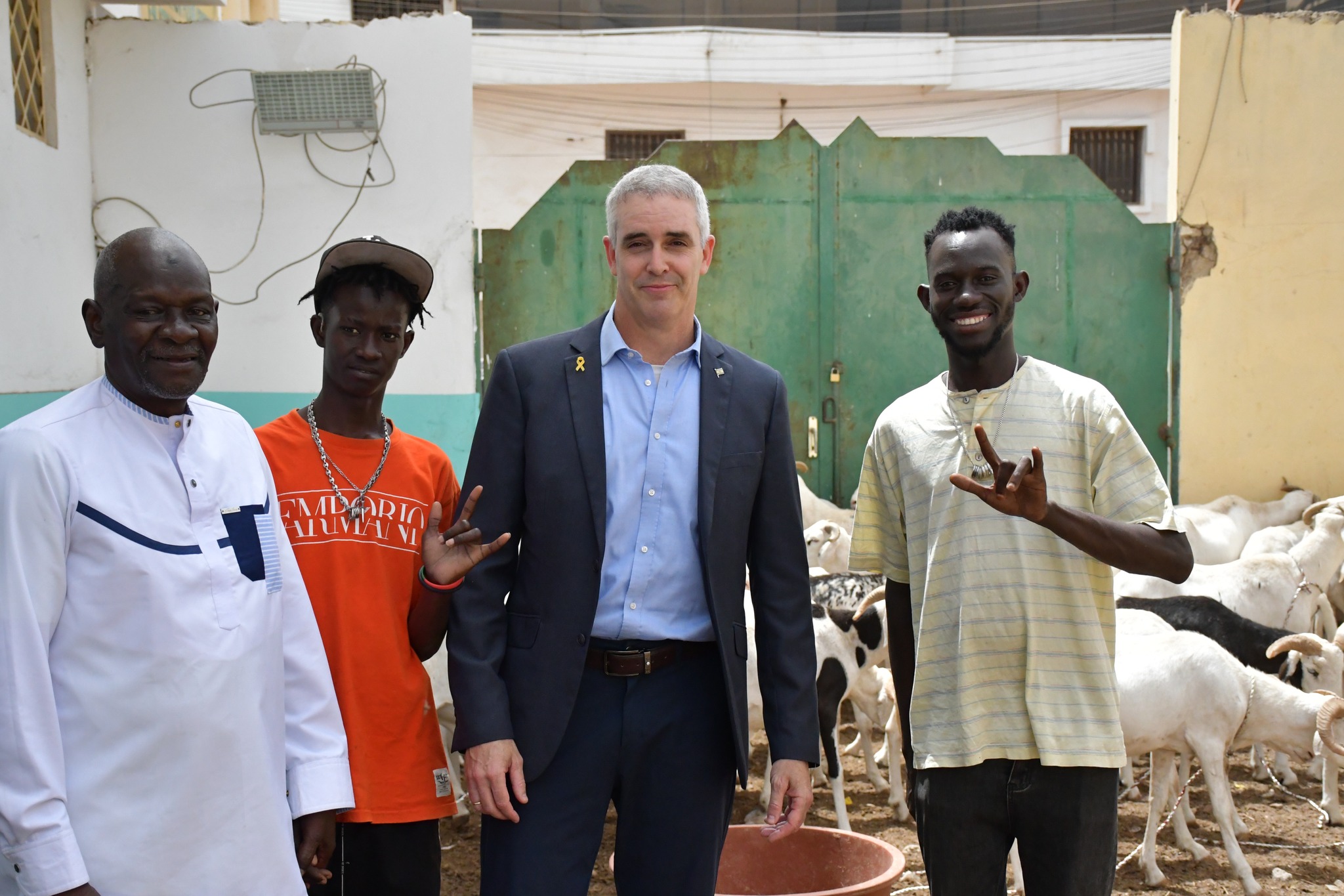L’ambassadeur d’Israël hué et chassé de l’UCAD, tente un contre-feu avec un don de moutons