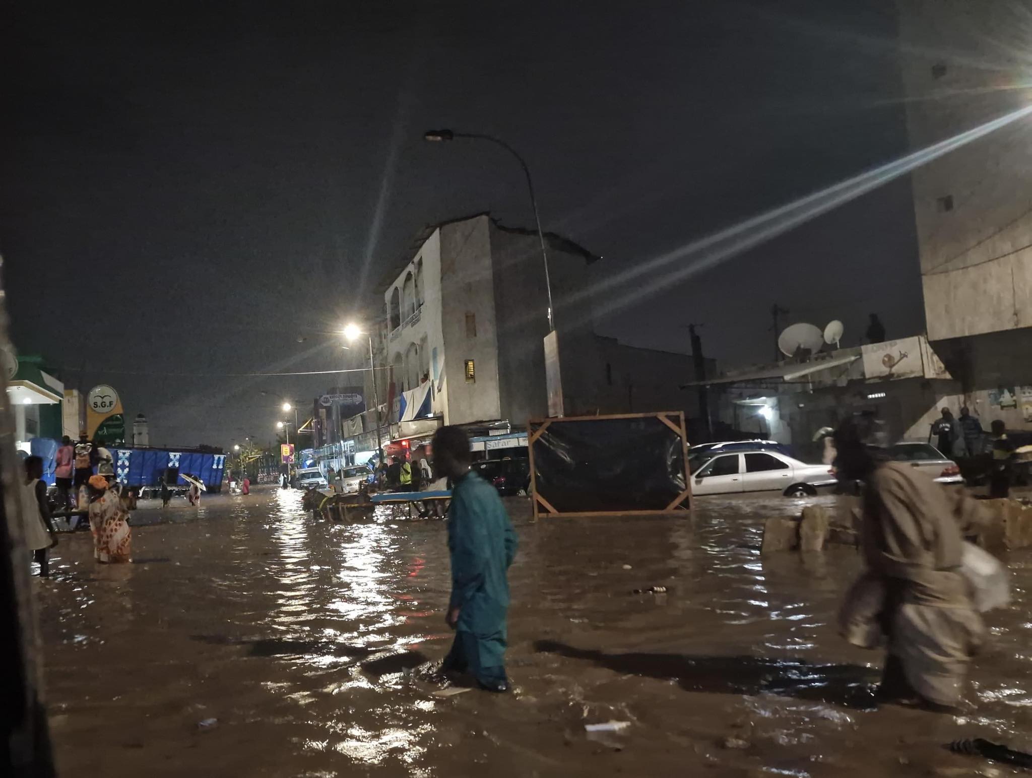 Touba sous les eaux : de fortes pluies mettent à l’épreuve les nouveaux dispositifs d’assainissement
