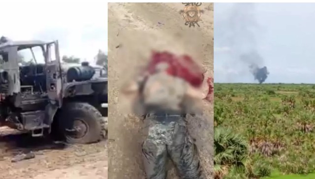 Mopti : Des jihadistes publient des images des soldats de l’Africa Corps tués au combat