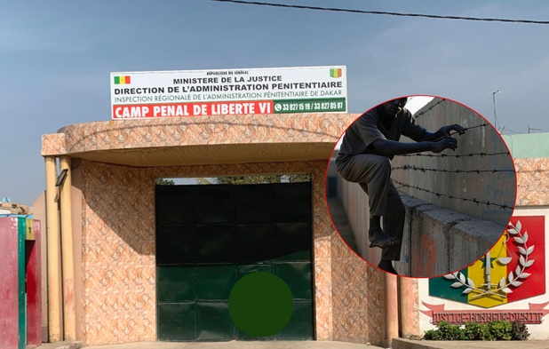 Coupure d’électricité, fuite et tirs de sommation : récit d’une évasion avortée au Camp pénal