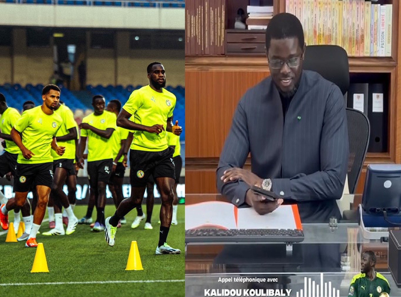 Les Lions galvanisés : Diomaye Faye échange avec Kalidou avant le coup d’envoi