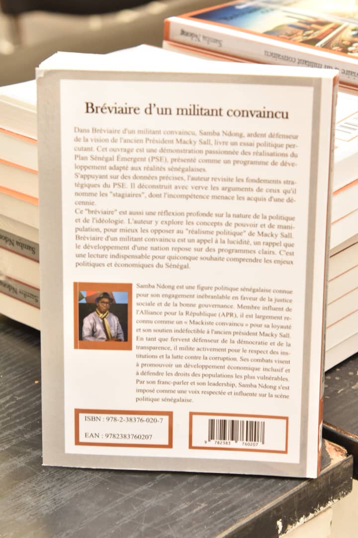 Militantisme, loyauté, engagement : le triptyque de Samba Ndong pour l’avenir de l’APR