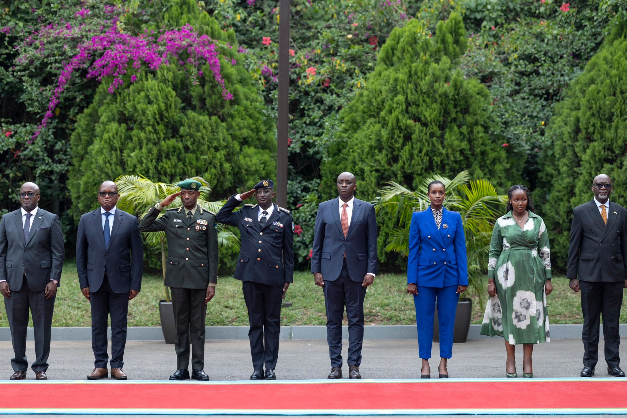 Kagame a accueilli ce matin, au prestigieux village Urugwiro, le Président Bassirou Diomaye Faye