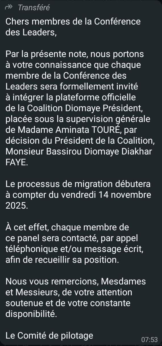 Mouvance présidentielle : Diomaye et Mimi défient le Pastef et lancent une nouvelle plateforme
