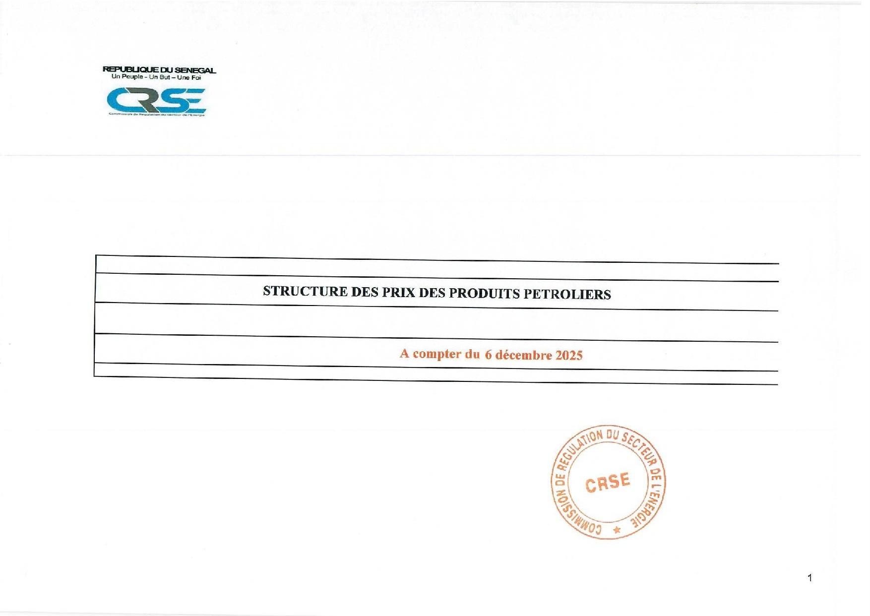 Super, gasoil, butane, fuel… Voici les nouveaux prix fixés par la CRSE