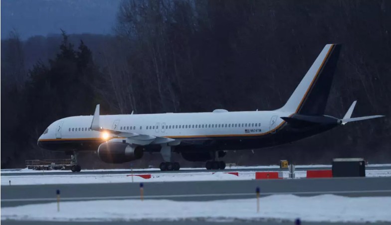 L’avion transportant le couple Maduro est arrivé aux États-Unis