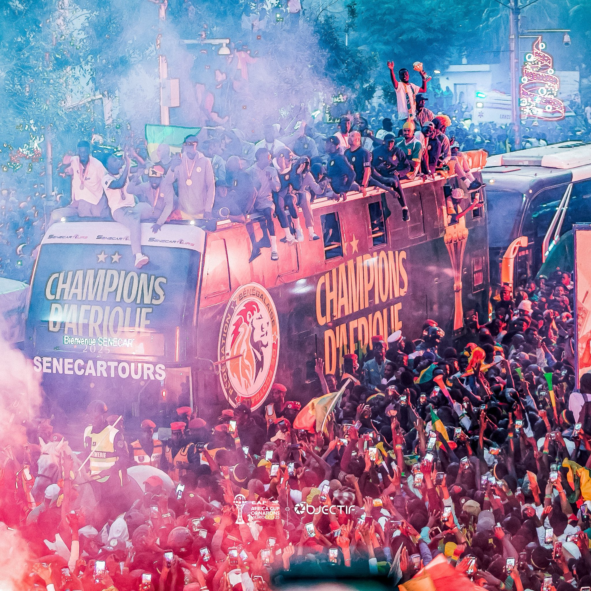 CAN-2025 : le Sénégal célèbre ses héros, Dakar submergée par la ferveur populaire