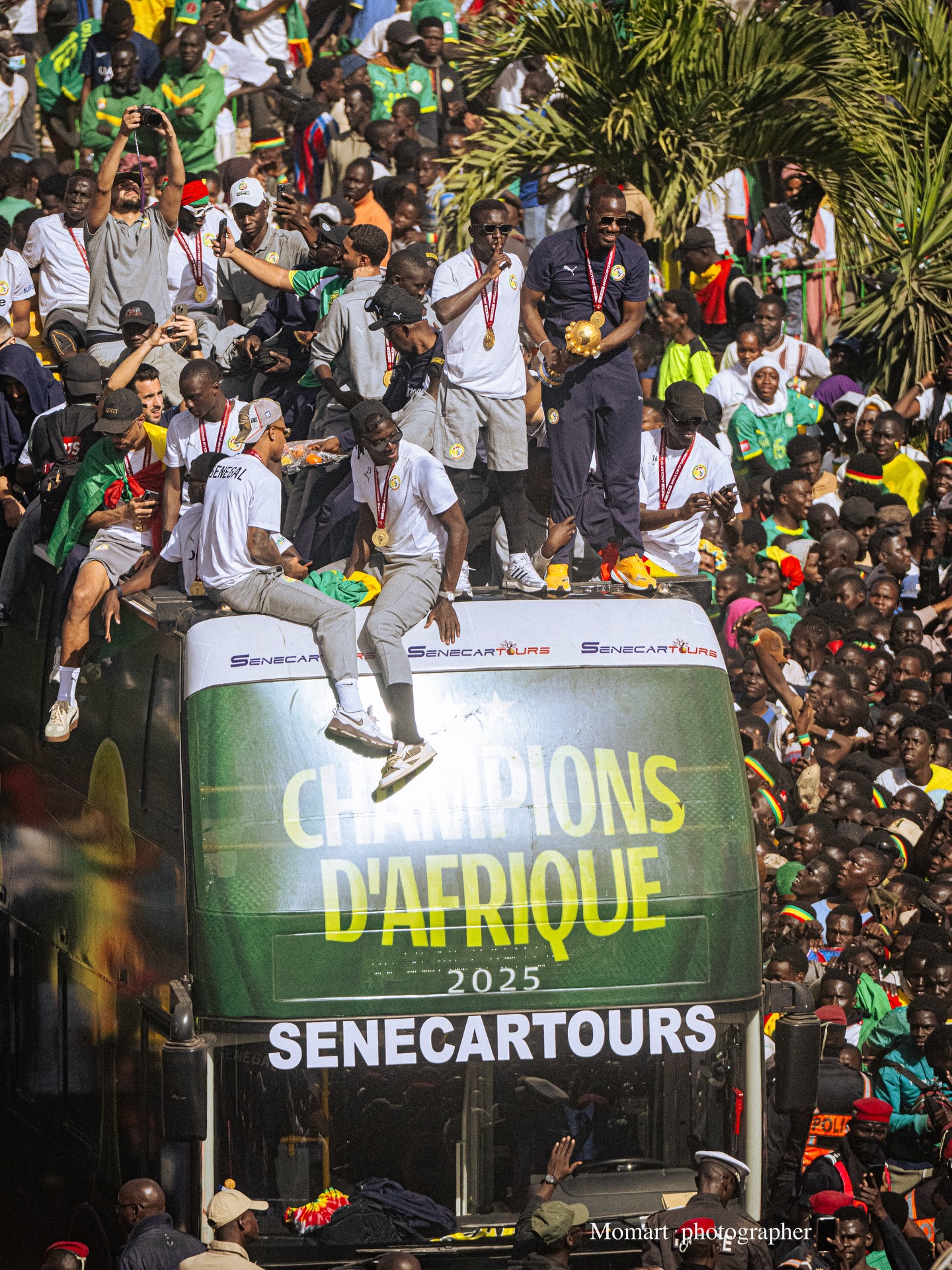 CAN-2025 : le Sénégal célèbre ses héros, Dakar submergée par la ferveur populaire